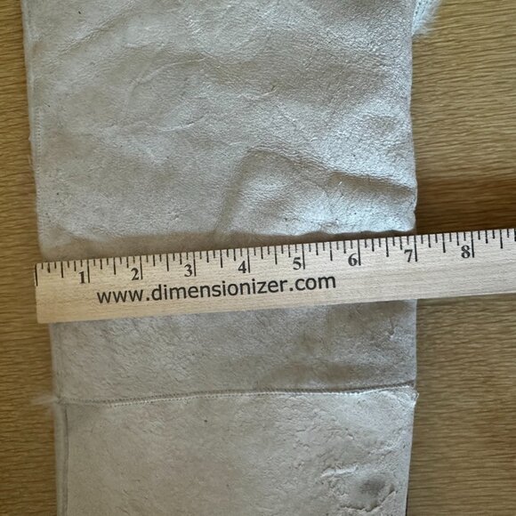 Donald J. Pliner Boots brown Leather foot genuine fur upper 8.5 y2k streetwear - Picture 11 of 12